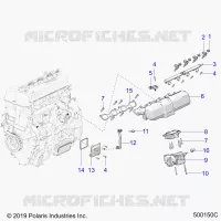 AUFNAHME MANIFOLD AND FUEL RAIL