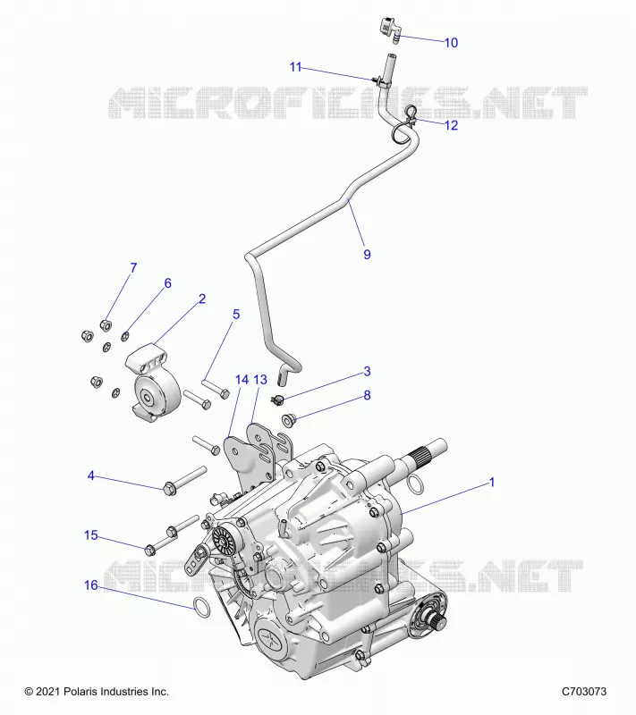 ANTRIEB, MAIN GEARCASE MOUNTING