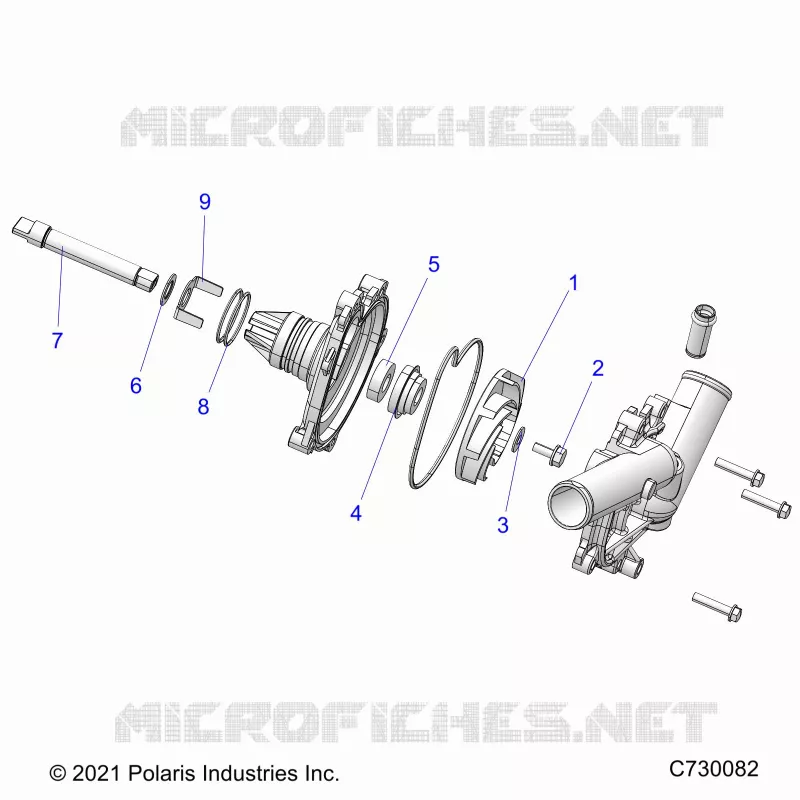 MOTOR, WATERPUMP ASSEMBLY