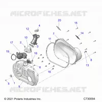 ANTRIEB, CLUTCH COVER AND DUCTING