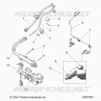 KRAFTSTOFFSYSTEM, RAIL, LINES AND THROTTLE BODY