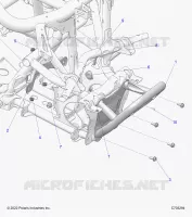CHASSIS, MOUNTING, FRONT GEARCASE AND BUMPER VORNE