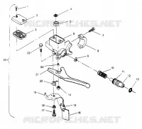 Hauptzylinderanordnung  440 XCR SP X951660 (4932833283B007)