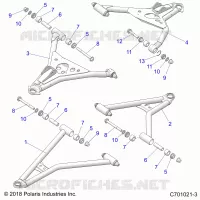 FRONT SUSPENSION CONTROL ARMS