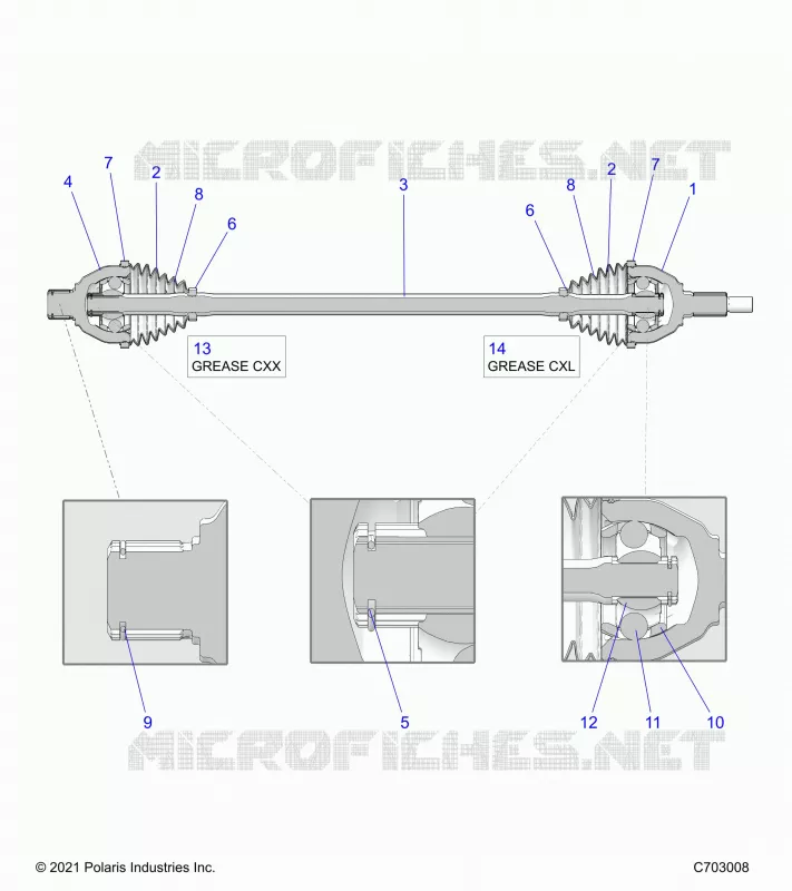DRIVE TRAIN, HALF HINTERWELLE