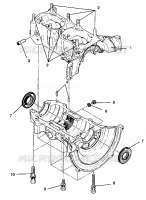 CRANKCASE ASSEMBLY SPORT 0940443 AND SPORT SKS 0940243 (4925052505032A)