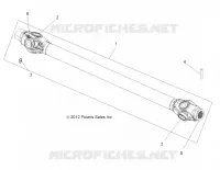 DRIVE TRAIN, KARDANWELLE, FRONT