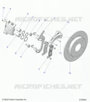BRAKES, HINTERSATTELS