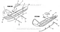SKI STORM 0975782, STORM SE H975782, EUROPEAN STORM SE E975782, AND STORM R (4937823782B005)