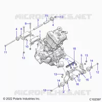 MOTOR, MOUNTING & LONG BLOCK