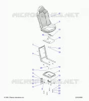 SITZ ASM. AND SLIDER