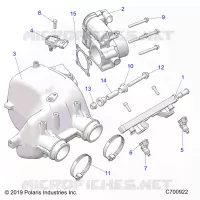ENGINE, LUFTEINLASS MANIFOLD