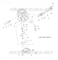 MOTOR, VERGASER, LOWER