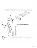 CAM CHAIN AND TENSIONER