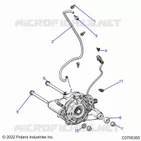 ANTRIEB, FRONT GEARCASE MOUNTING