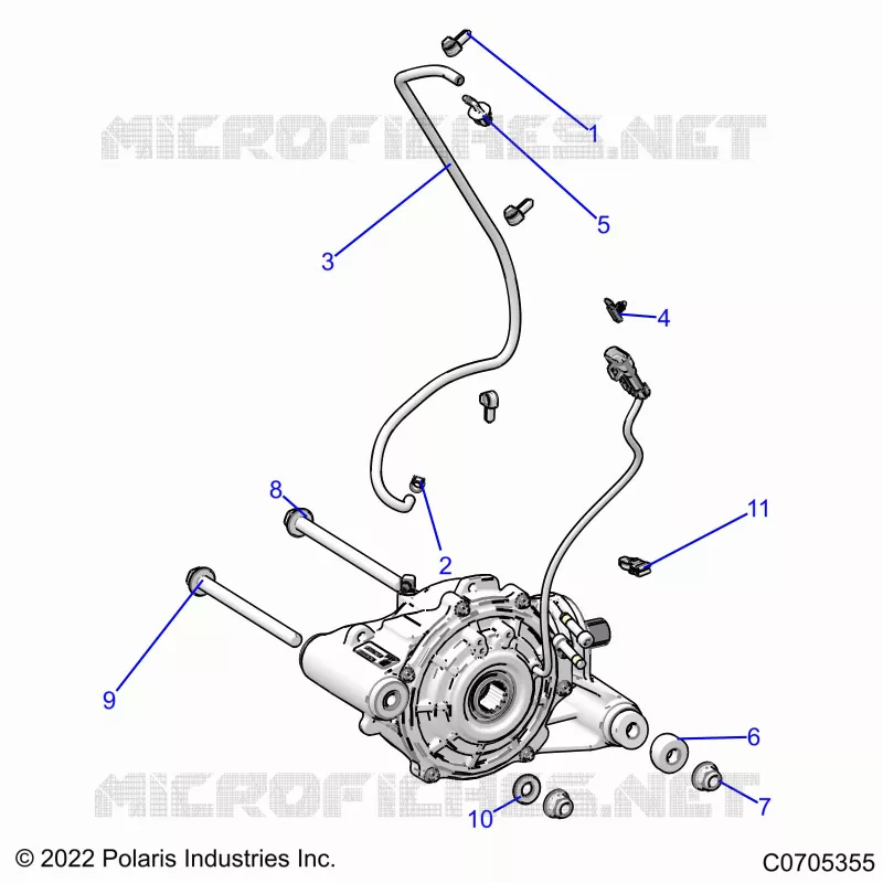ANTRIEB, FRONT GEARCASE MOUNTING