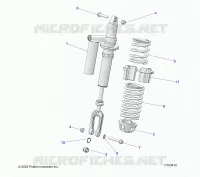 SUSPENSION, FRONT SHOCK MOUNTING