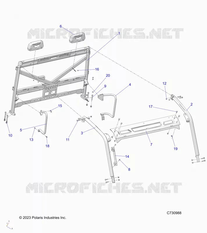 CHASSIS, CAB RAHMEN