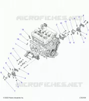 MOTOR, MOUNTING &amp; LONG BLOCK