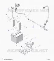 ELEKTRIC, BATTERY WITH CABLES, 12V