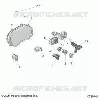 ELEKTRIC, DASH INSTRUMENTS