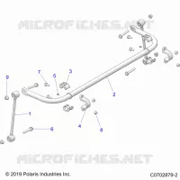 SUSPENSION, REAR STABILISATORSTANGE