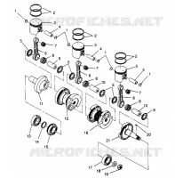KOLBEN   KURBELWELLE XLT TOURING  0963357 AND EUROPEAN XLT TOURING  E96335 (4931923192C010)