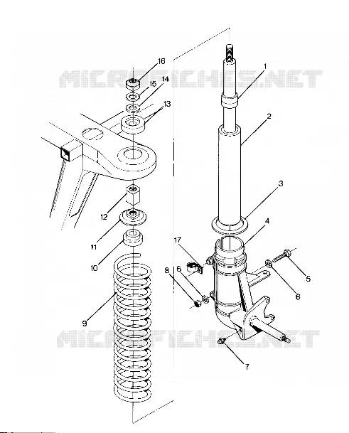 FRONT STRUT ASSEMBLY (4916361636010A)