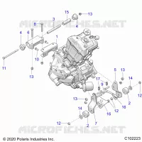 MOTOR, MOUNTING &amp; LONG BLOCK