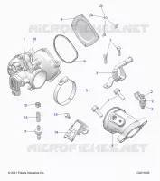 ENGINE, DROSSELKLAPPENGEHÃ„USE AND FUEL RAIL