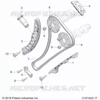 CAM CHAIN AND SPROCKET