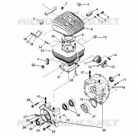 CRANKCASE AND ZYLINDER TRAIL BLAZER W947221 (4926832683C005)