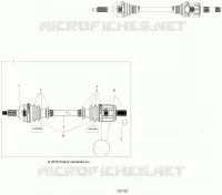 DRIVE TRAIN, GETRIEBE VORNE SHAFT