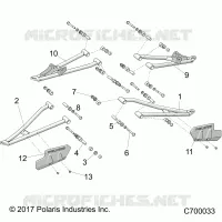 FRONT SUSPENSION CONTROL ARMS