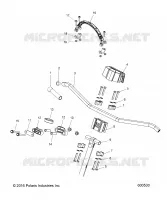 STEERING, UPPER AND HANDLEBAR ASM.