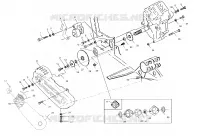 GETRIEBEGEHÄUSE/BREMSE AND KETTEN ??COVER MOUNTING