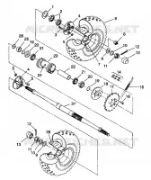 HECKANTRIEB ASSEMBLY 6X6 350L S938739 (4924362436036A)