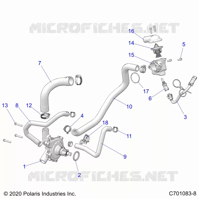MOTOR, WATERPUMP AND BYPASS
