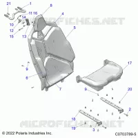 SITZ ASM.,REAR