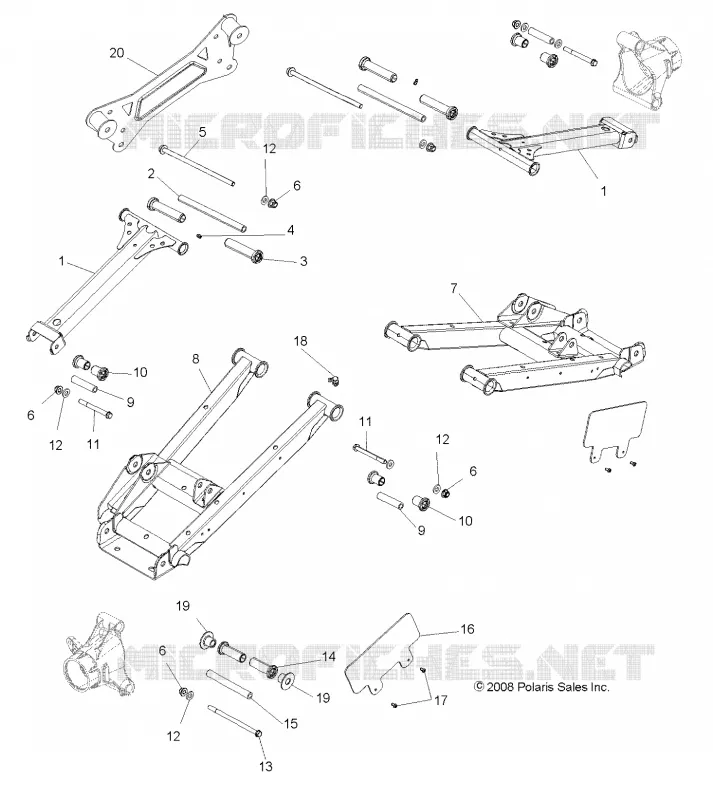 HINTERRADAUFHÄNGUNG CONTROL ARMS