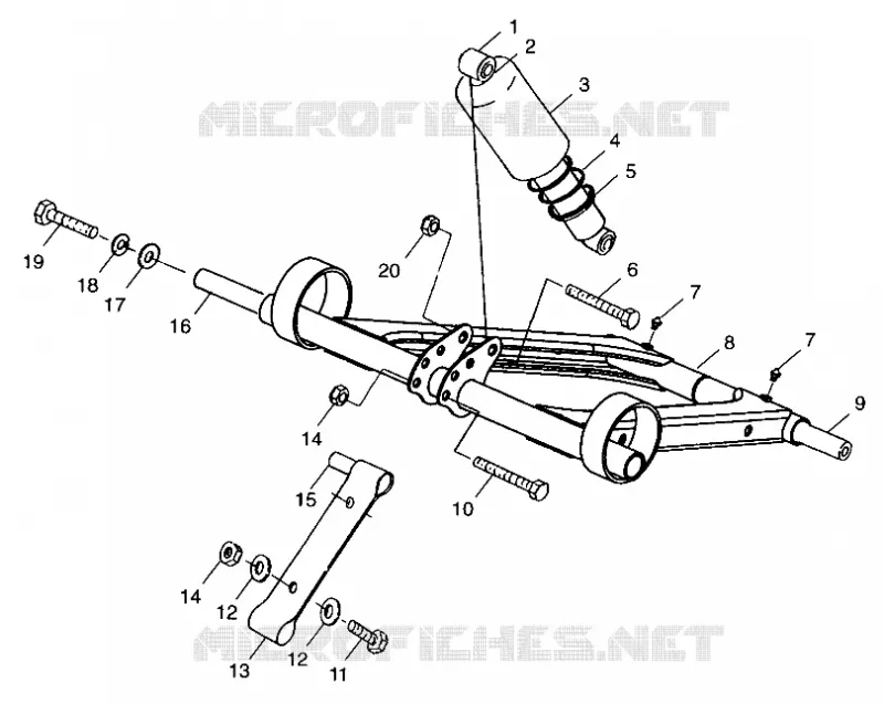 FRONT Drehmomentarm