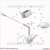 ENGINE, DIPSTICK & OIL FILTER