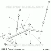 SUSPENSION, REAR STABILISATORSTANGE
