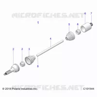 DRIVE TRAIN, HINTERE ANTRIEBSWELLE