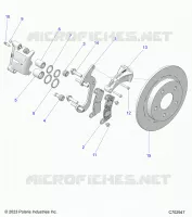 BRAKES, HINTERSATTELS