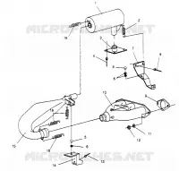 ABGASSYSTEM 600 XCR 0951676 (4929132913C003)