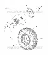 RADS, FRONT TIRE AND BRAKE DISC