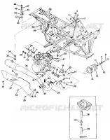 MOTOR   HALTER SCHALLDÄMPFER 350 2X4 (4918531853005A)