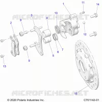 BRAKES, BREMSZANGE HINTEN