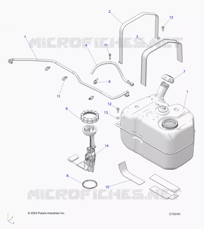 KRAFTSTOFFSYSTEMS, FUEL TANK ASM.